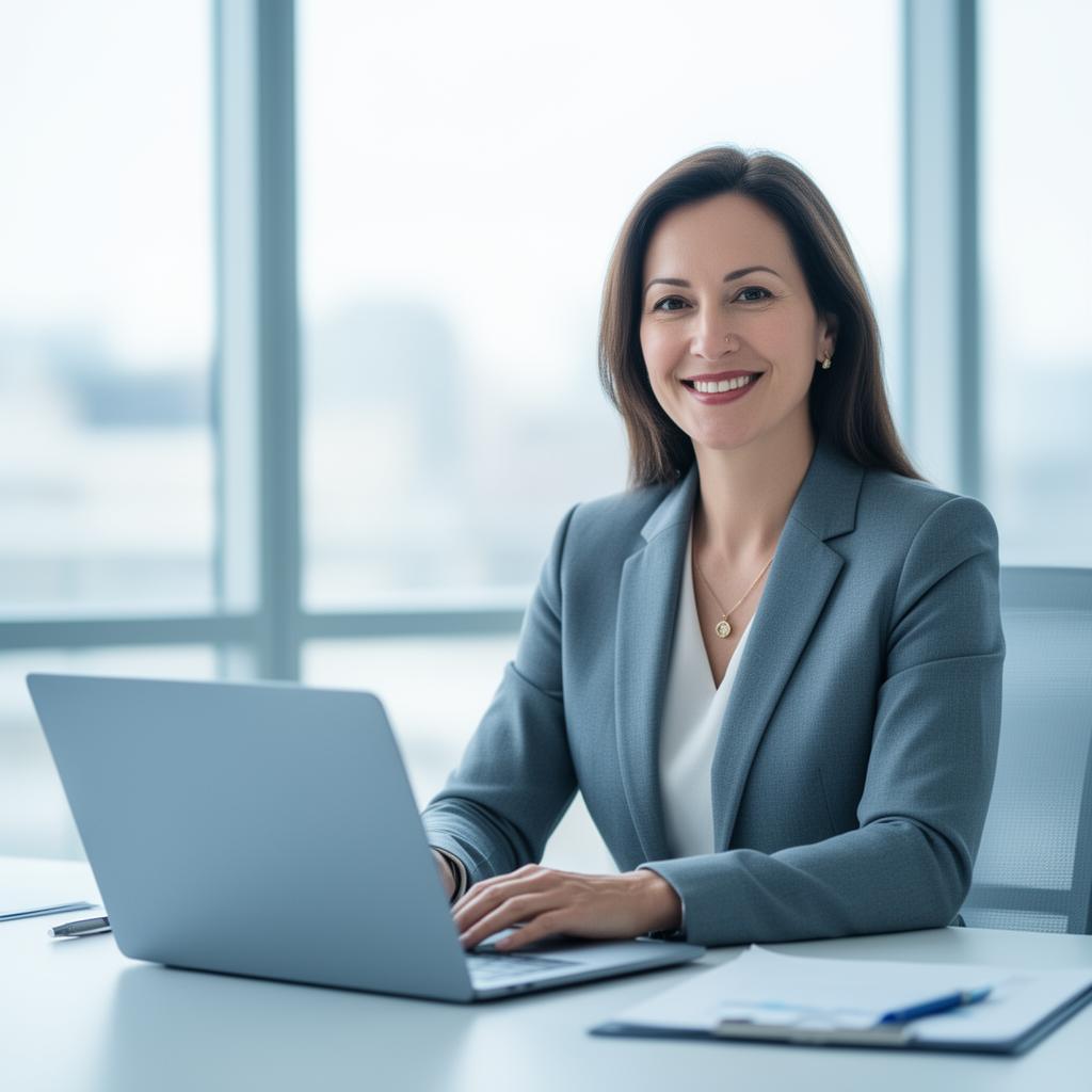 Dirigeante d'organisme de formation concentrée sur son métier